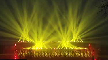 Shanxi Jincheng ancient town shock light show